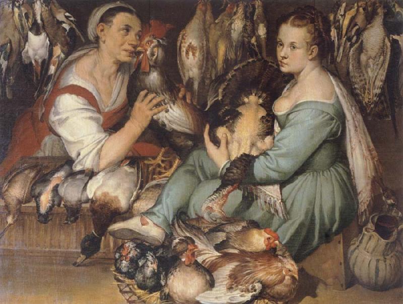 PASSEROTTI, Bartolomeo The Geflugelbandlerinnen France oil painting art